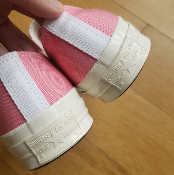 Converse Chuck PLAY Comme des Garçons pink sneakers mens 9 - Picture 9 of 9
